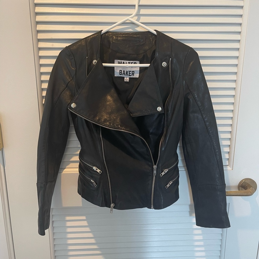 Walter Baker Black Leather Jacket